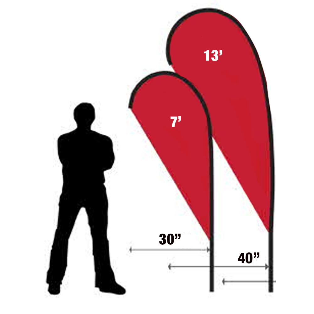 Teardrop Flags